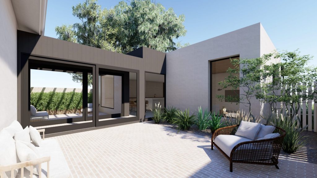 Coode St Residence-Bayswater-Superseed Architecture-03 Coode St Residence-Bayswater-Superseed Architecture-03-Modern courtyard