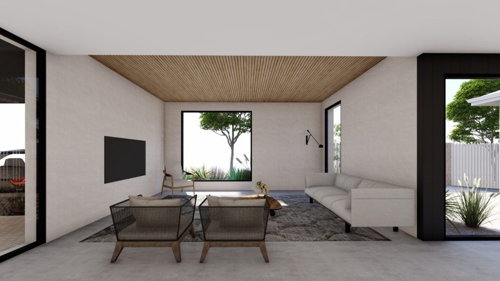 Coode St Residence-Bayswater-Superseed Architecture-13 Coode St Residence-Bayswater-Superseed Architecture-13-timber ceiling living room