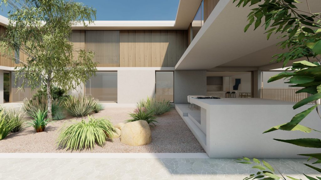 Dalkeith Residence-Superseed Architecture-03-rear alfresco cantilever mansion