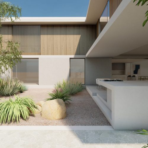 Dalkeith Residence-Superseed Architecture-03-rear alfresco cantilever mansion