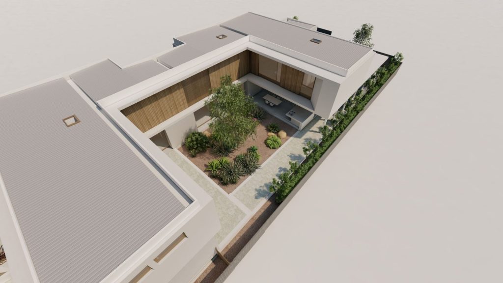 Dalkeith Residence-Superseed Architecture-18 Dalkeith Residence-Superseed Architecture-18-courtyard birds eye view