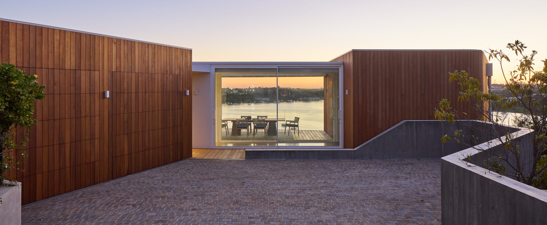 Infinity Views-Bicton-Superseed Architecture-566B-Street Elevation Sunset