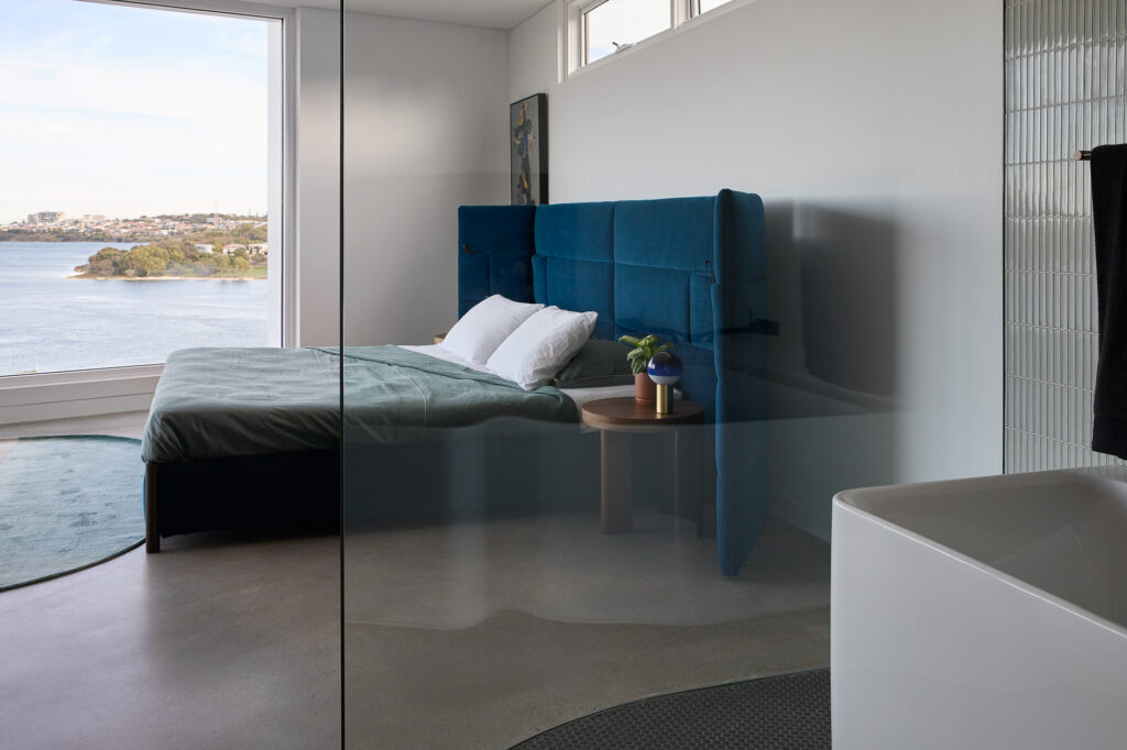 Infinity Views-Bicton-Superseed Architecture-606 Infinity Views-Bicton-Superseed Architecture-606-Designer Bed with River Views