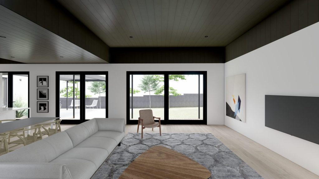 Loo Neville Residence-Floreat-Superseed Architecture-06 Loo Neville Residence-Floreat-Superseed Architecture-06-timber black modern living room