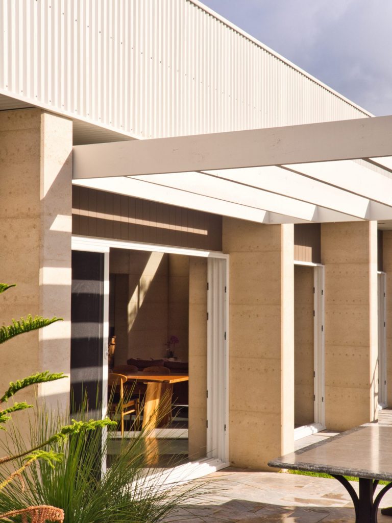 Melville Residence-East Fremantle-Superseed Architecture-959-rammed earth columns colorbond