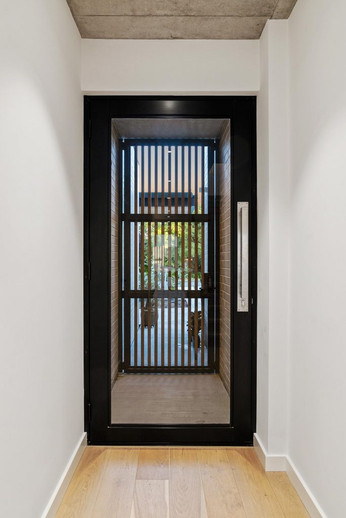 Teh Residence-Rossmoyne-Superseed Architecture-05 Teh Residence-Rossmoyne-Superseed Architecture-05-Timber Gate and Glazed Front Door