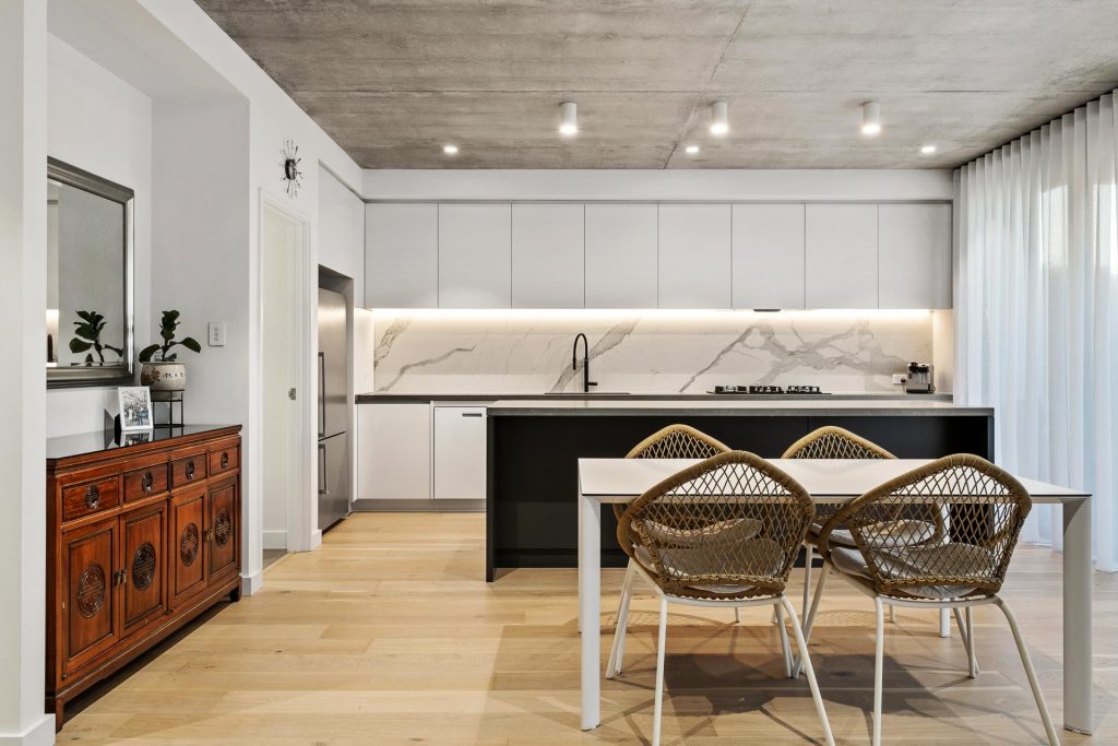 Teh Residence-Rossmoyne-Superseed Architecture-15 Teh Residence-Rossmoyne-Superseed Architecture-15-Modern Kitchen Black Island Stone