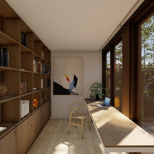 Hadfield Residence-Mosman Park-Superseed Architecture-11-study desk modern light beautiful